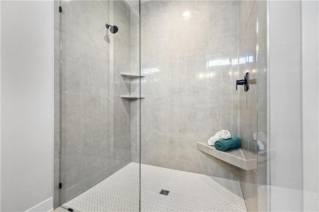 full bath with a stall shower