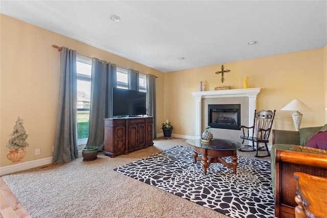 15498 Cedar Ln, Basehor, KS 66007 - living area with a fireplace and recessed lighting