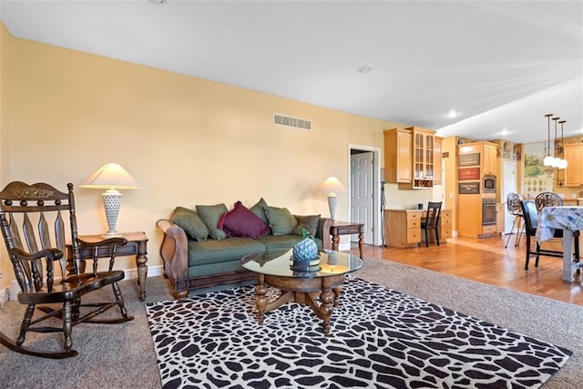 15498 Cedar Ln, Basehor, KS 66007 - living area featuring baseboards and light wood-type flooring