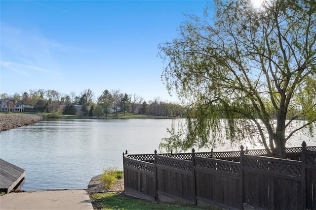 15498 Cedar Ln, Basehor, KS 66007 - dock featuring a water view