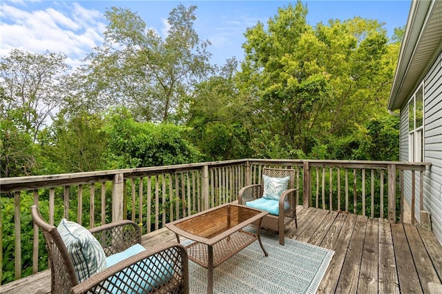 1310 Lawrence Ave, Kansas City, KS 66103 - view of wooden deck