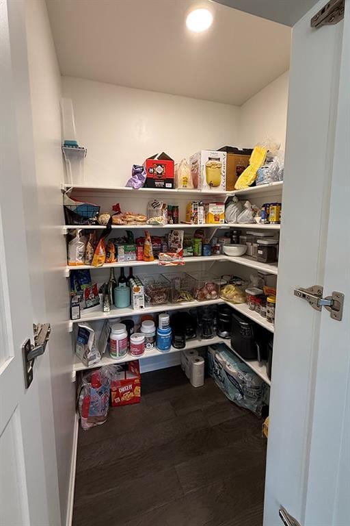 view of pantry