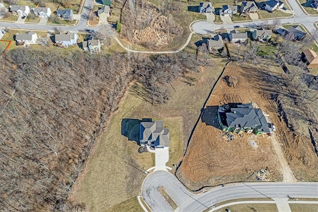 birds eye view of property featuring a residential view