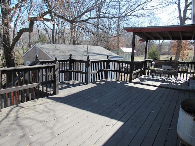 view of deck