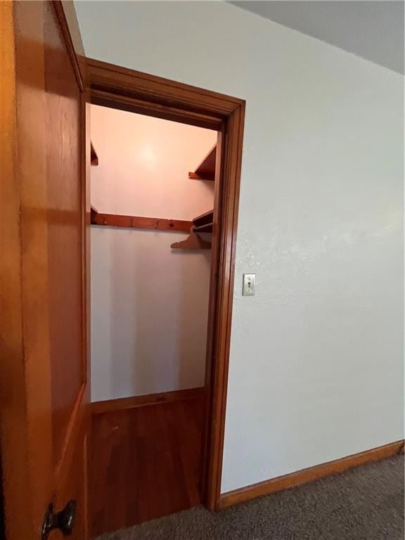 view of closet