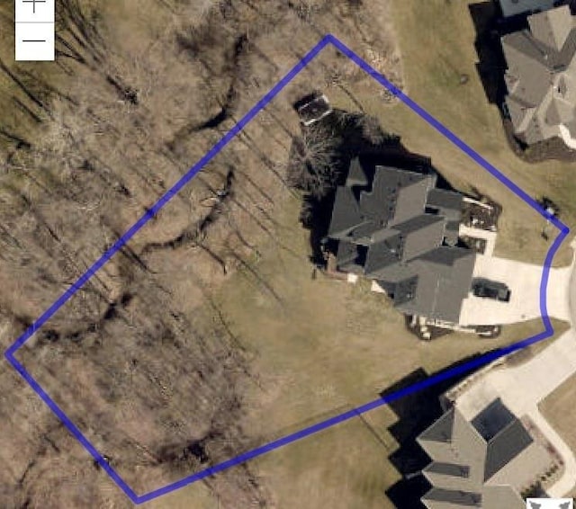 21143 W 189th Ct, Spring Hill, KS 66083 - map of property location featuring property parcel outlined