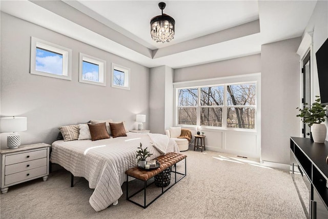 21143 W 189th Ct, Spring Hill, KS 66083 - bedroom featuring carpet floors and a chandelier