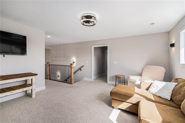 21143 W 189th Ct, Spring Hill, KS 66083 - living room featuring carpet floors and recessed lighting