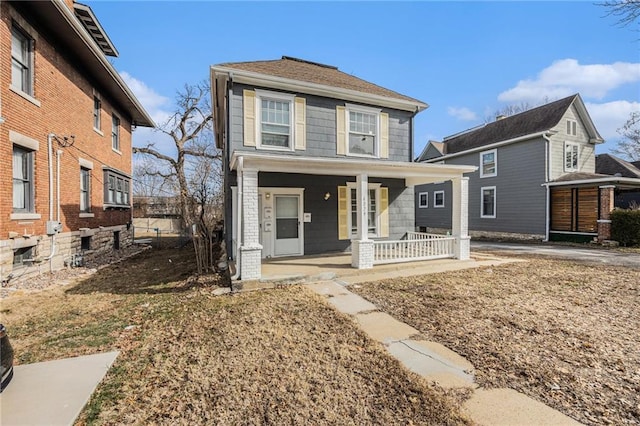 view of front of house featuring a porch