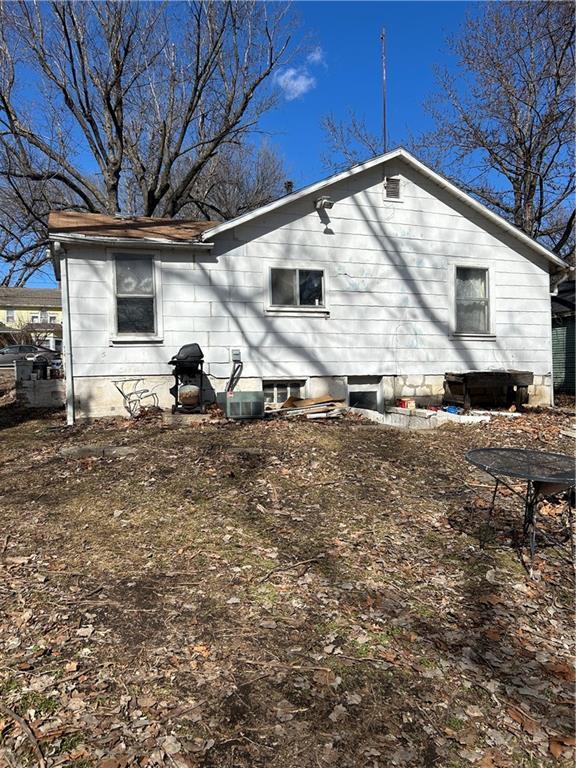 view of back of property