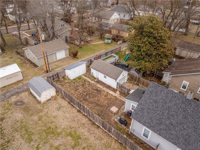 birds eye view of property featuring a residential view