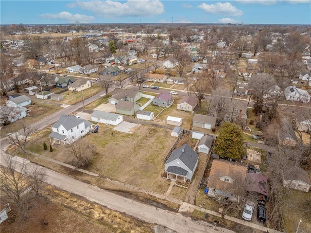 birds eye view of property featuring a residential view