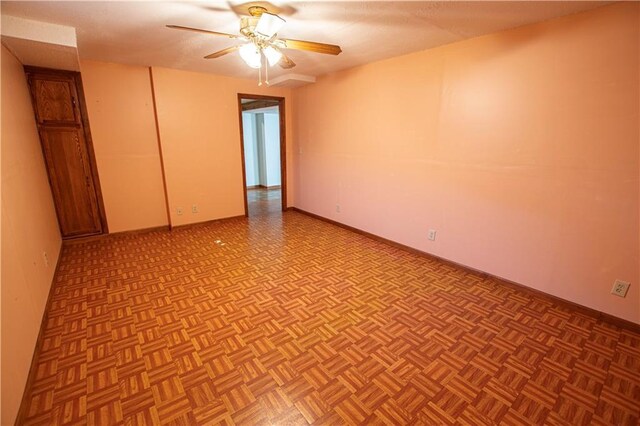 22513 E 33rd St S, Blue Springs, MO 64015 - empty room featuring ceiling fan