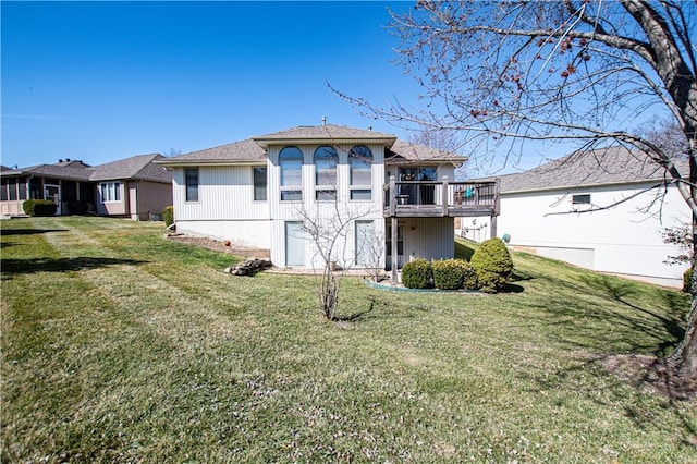 22513 E 33rd St S, Blue Springs, MO 64015 - back of house with a lawn