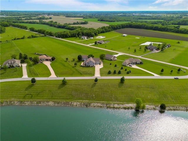 1796 NW 770th Rd, Bates City, MO 64011 - overview of rural landscape featuring a large body of water