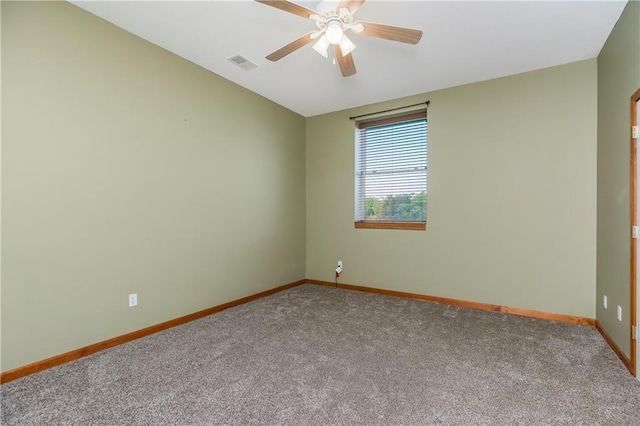 1796 NW 770th Rd, Bates City, MO 64011 - carpeted empty room with ceiling fan and baseboards
