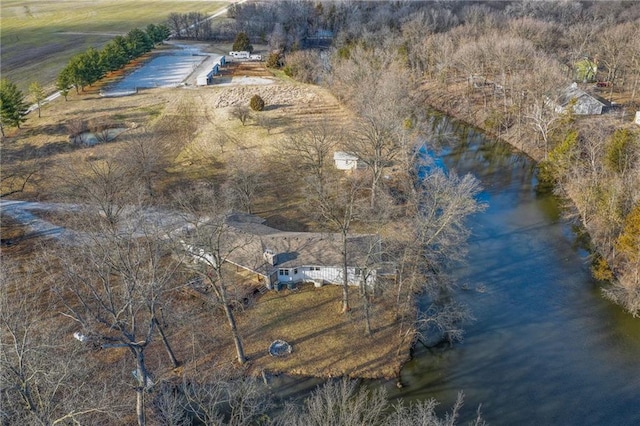 350 NW 71p Rd, Clinton, MO 64735 - bird's eye view with a water view and a rural view