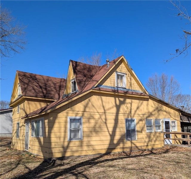 view of property exterior