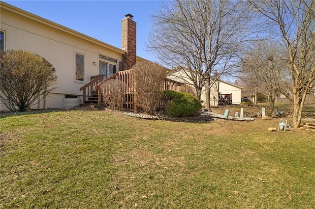 view of yard featuring central AC unit