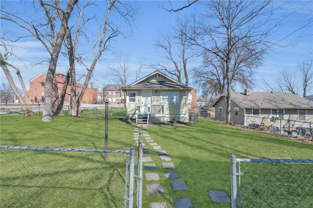 exterior space featuring a residential view and fence private yard