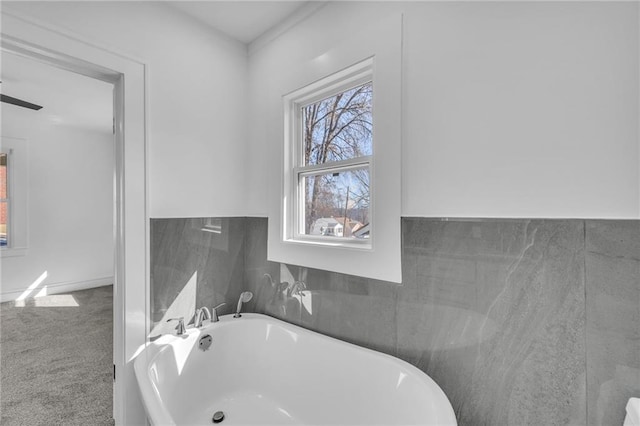 1901 E 79th St, Kansas City, MO 64132 - full bathroom featuring a soaking tub