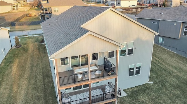 view of rear view of house