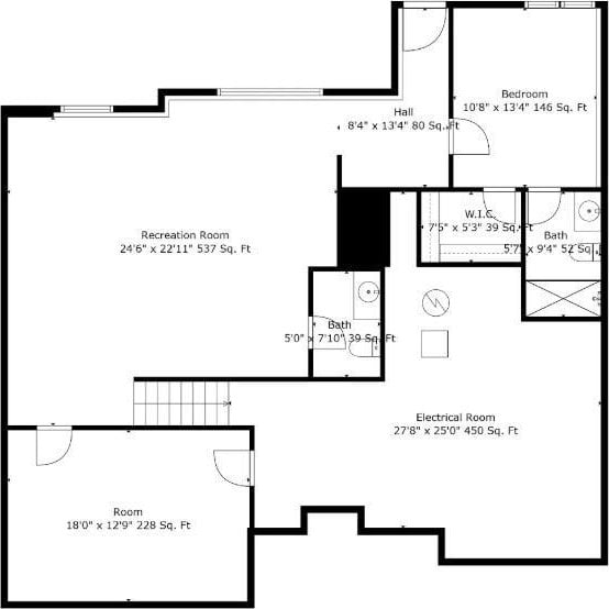 12109 Overbrook Ct, Leawood, KS 66209 - view of floor plan / room layout