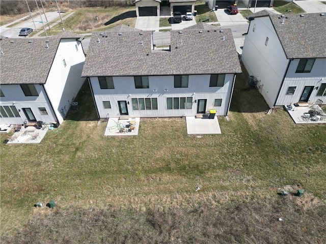 bird's eye view featuring a residential view