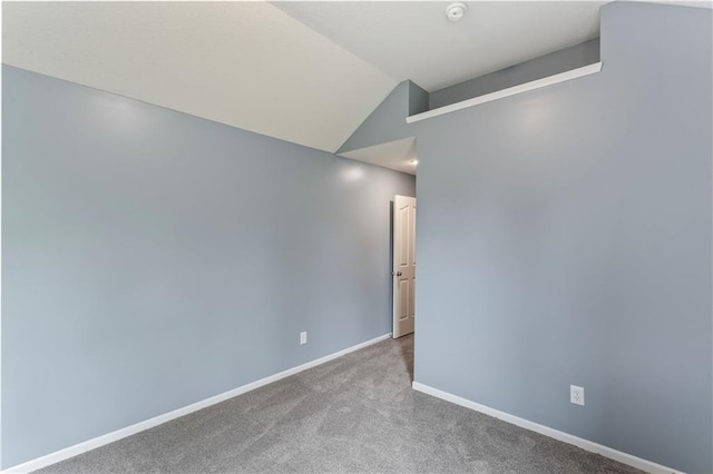 24987 W 150th Ct, Olathe, KS 66061 - carpeted spare room with baseboards and vaulted ceiling