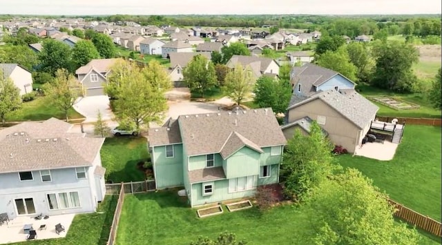 24987 W 150th Ct, Olathe, KS 66061 - birds eye view of property with a residential view