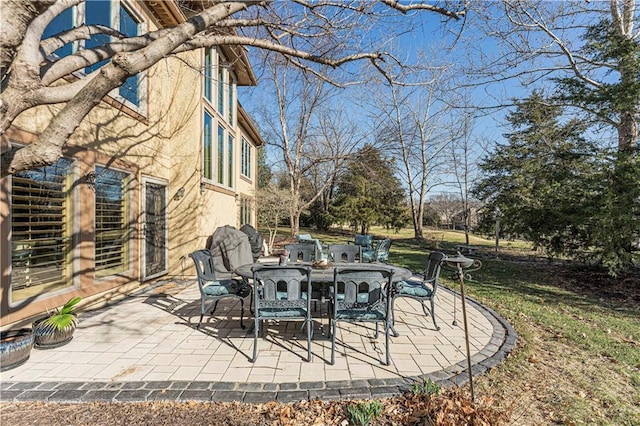 view of patio / terrace with outdoor dining area