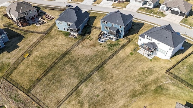 birds eye view of property featuring a residential view