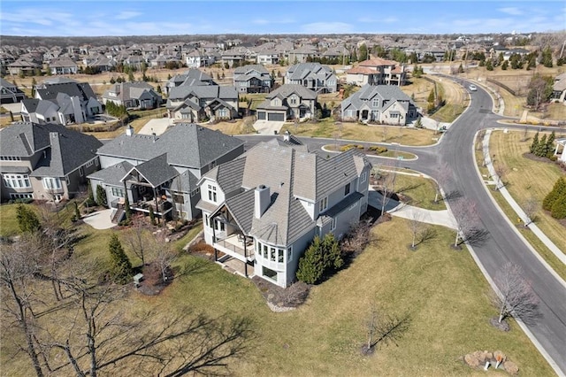 16121 Paradise St, Overland Park, KS 66221 - aerial overview of property's location with nearby suburban area