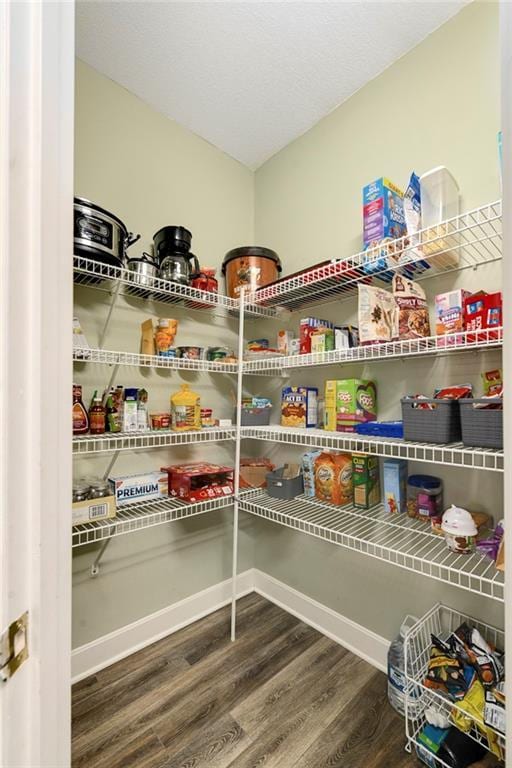 view of pantry