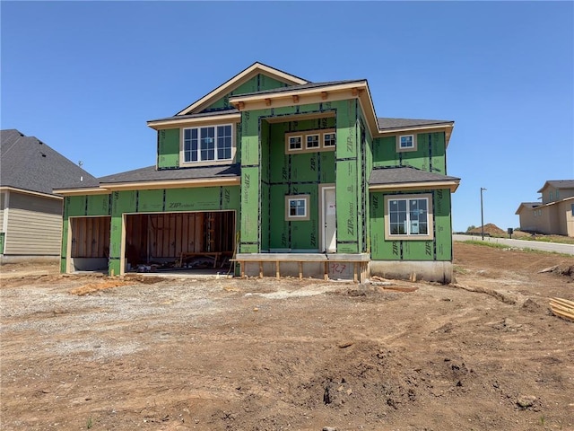 9927 Brockway St, Lenexa, KS 66220 - property under construction featuring a garage