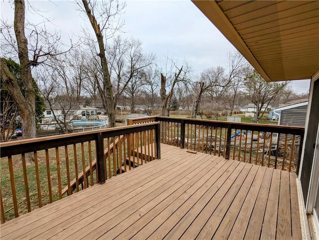 view of deck