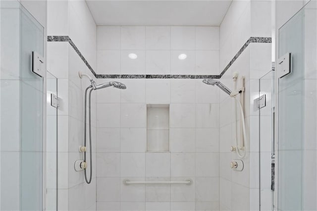 full bath with a stall shower