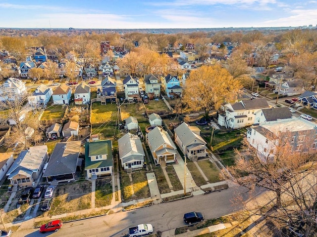 drone / aerial view featuring a residential view