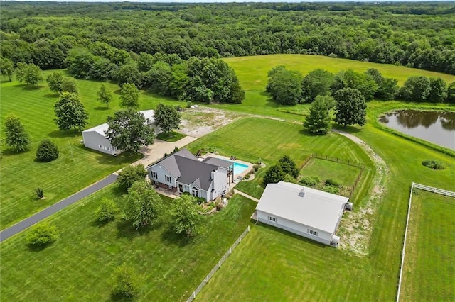 17701 C Hwy, Trimble, MO 64492 - bird's eye view of a forest and a nearby body of water