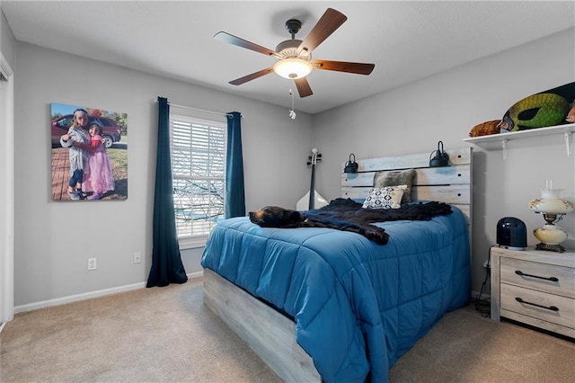 17701 C Hwy, Trimble, MO 64492 - bedroom featuring carpet floors and ceiling fan