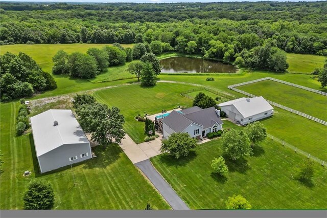 17701 C Hwy, Trimble, MO 64492 - drone / aerial view of a forest
