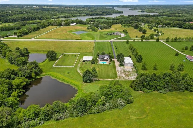 17701 C Hwy, Trimble, MO 64492 - overview of rural landscape with a nearby body of water