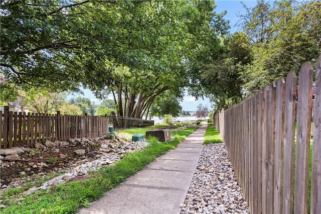 exterior space featuring fence