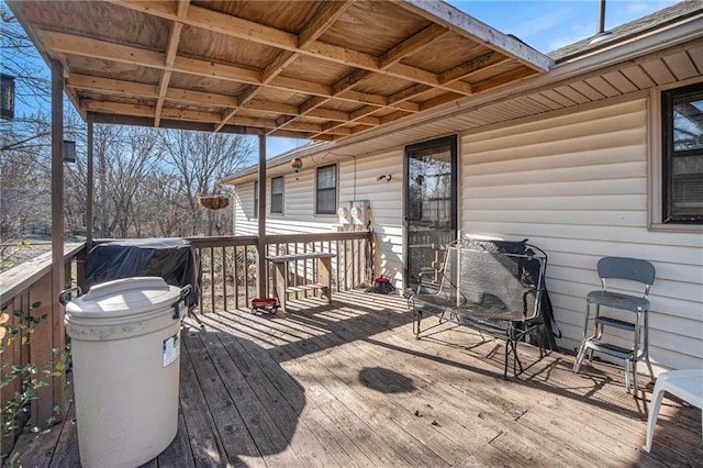 1507 W Concord Dr, Plattsburg, MO 64477 - view of wooden deck