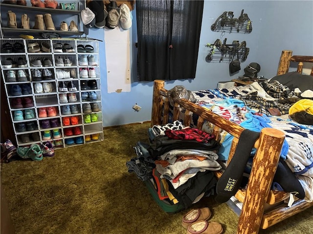 bedroom featuring carpet floors