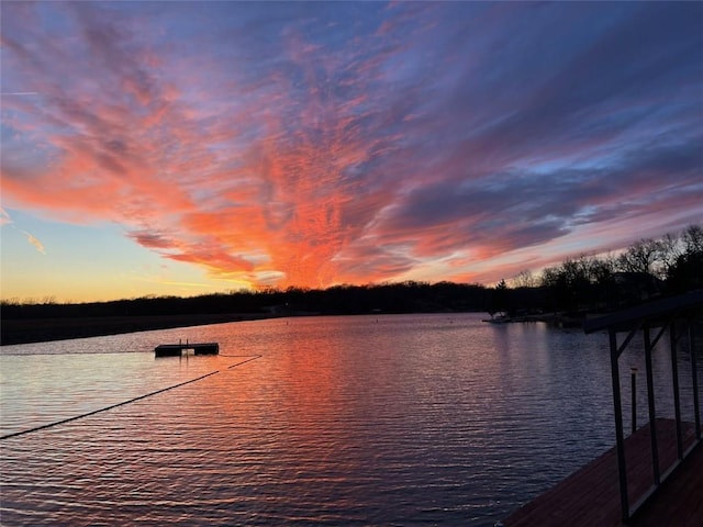 property view of water