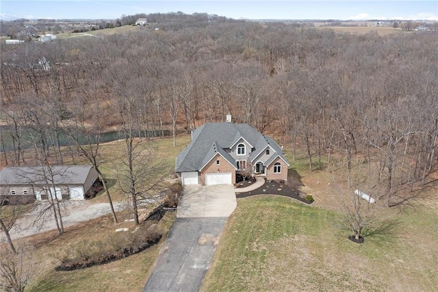 16520 NW 178th St, Platte City, MO 64079 - view of subject property featuring a heavily wooded area
