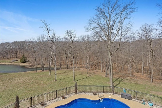 16520 NW 178th St, Platte City, MO 64079 - view of swimming pool featuring a water view