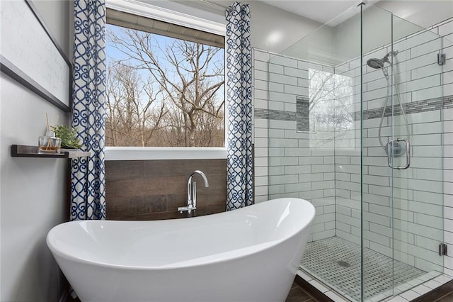 16520 NW 178th St, Platte City, MO 64079 - bathroom with a stall shower and a freestanding tub