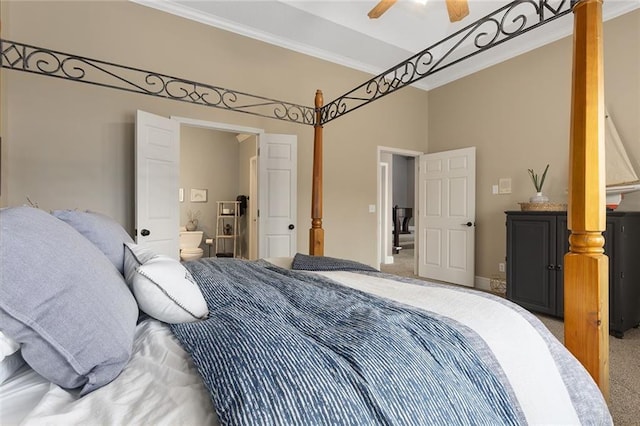 16520 NW 178th St, Platte City, MO 64079 - bedroom featuring carpet floors, crown molding, and ensuite bathroom
